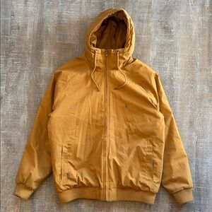 Volcom Men's Mustard Hooded Jacket